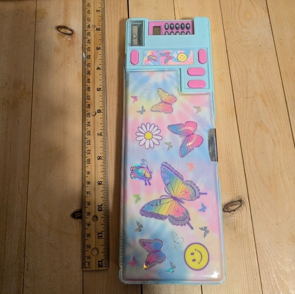 Colorful Butterfly Pencil Case - Picture 2 of 10